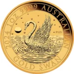 1 uncja Złoty Australijski Łabędź 2024